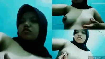 Anisatul Hijab Full 6 Dientot Sampe Jilbab Basah Peju