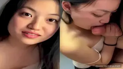 Cum di wajah kekasih yang cantik dan cabul